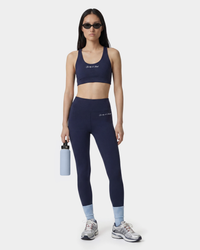 Soutien-gorge de sport Signature Logo - Bleu marine