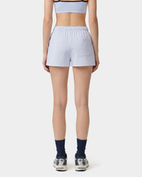 Short disco brodé « Serif Logo » - Ciel