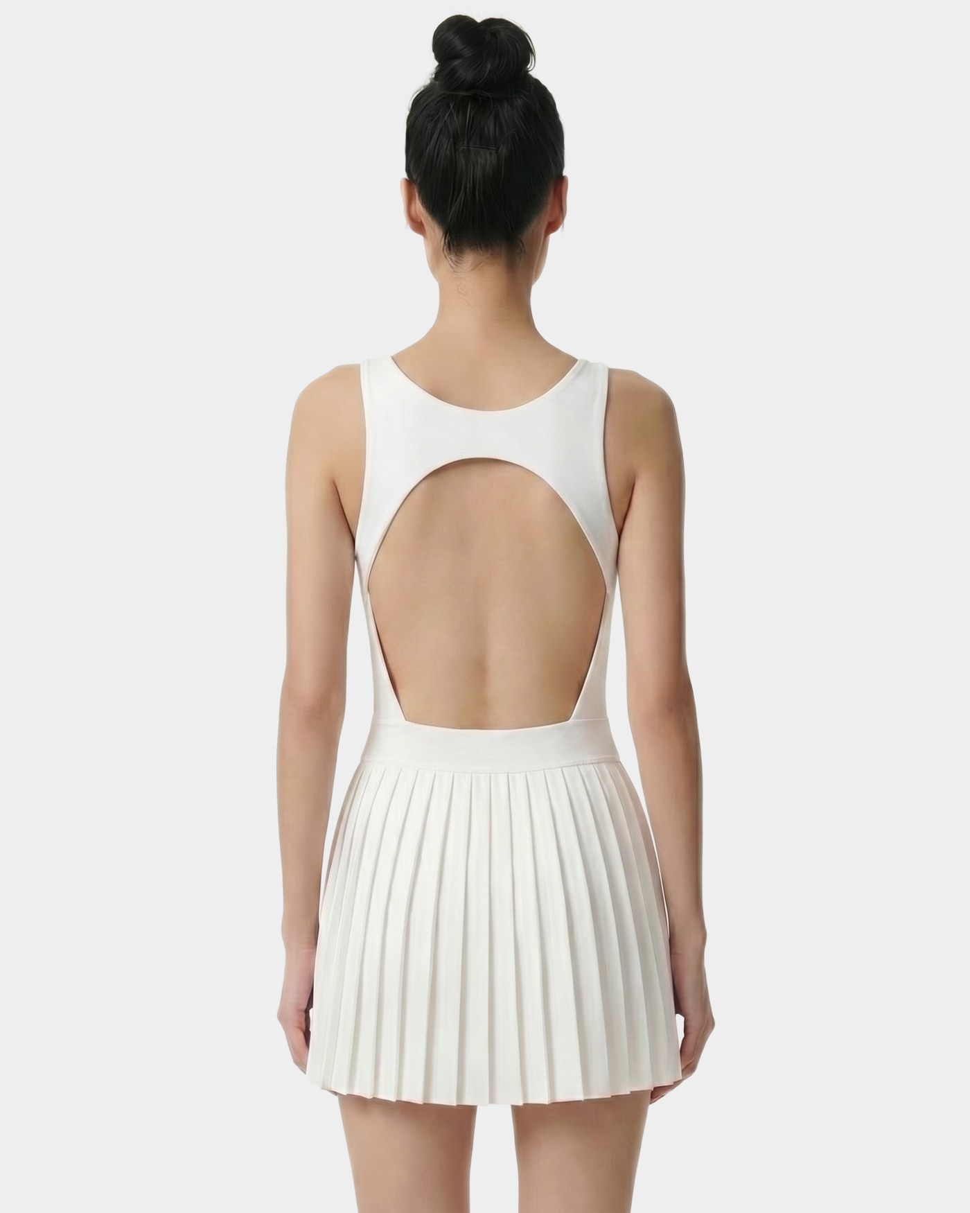Robe de tennis au logo emblématique - Blanc