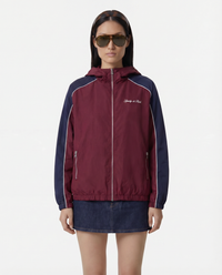Veste de sport à logo emblématique - Bordeaux/Blanc/Bleu marine
