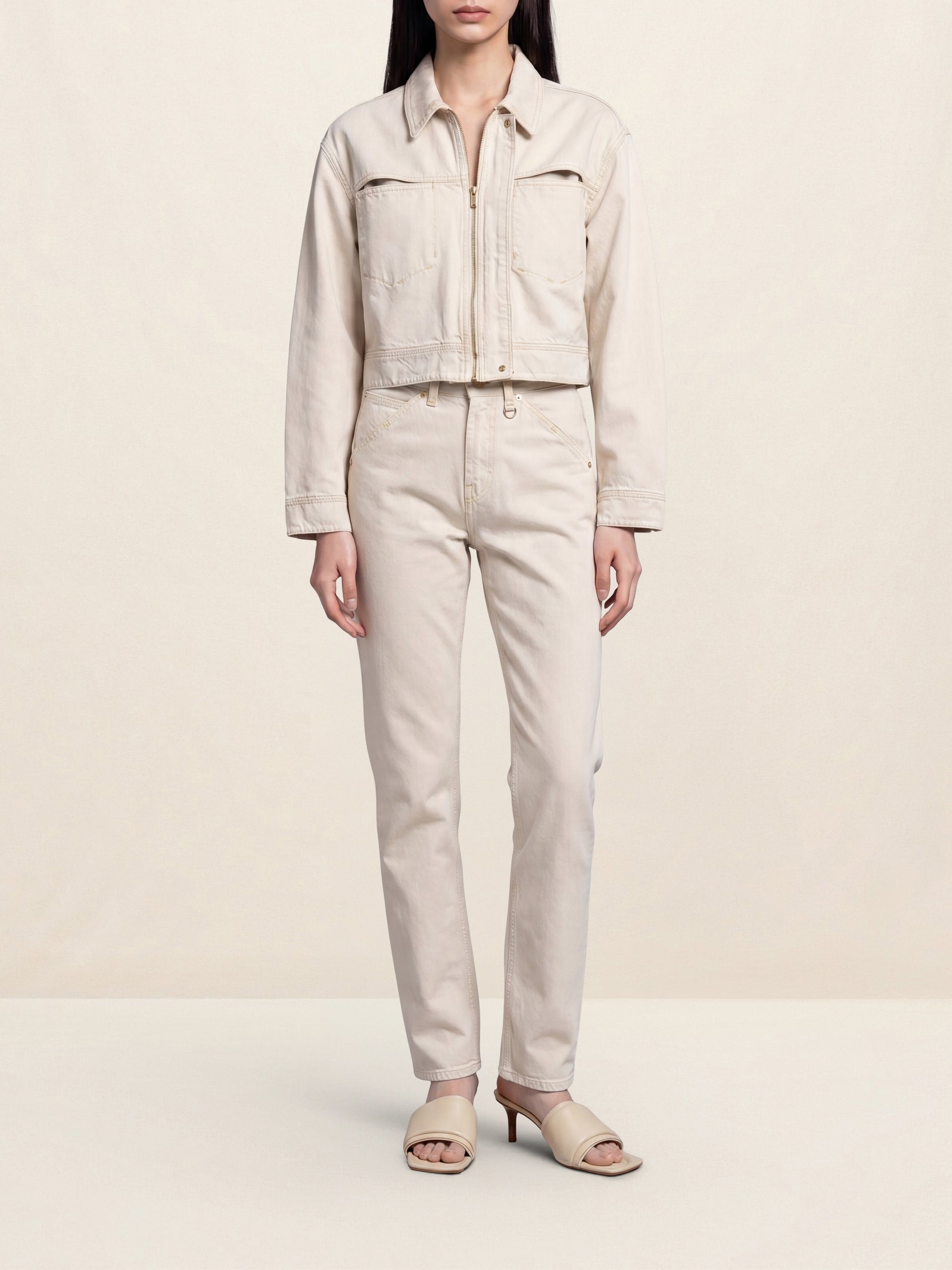 The De Nîmes Jacket - Light Beige