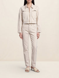LIGHT BEIGE LA VESTE DE NIMES