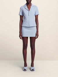 Chemise Tangelo en laine - Light Blue
