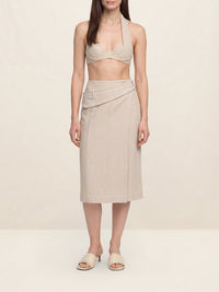 Brassière Cuscinu en lin - Beige