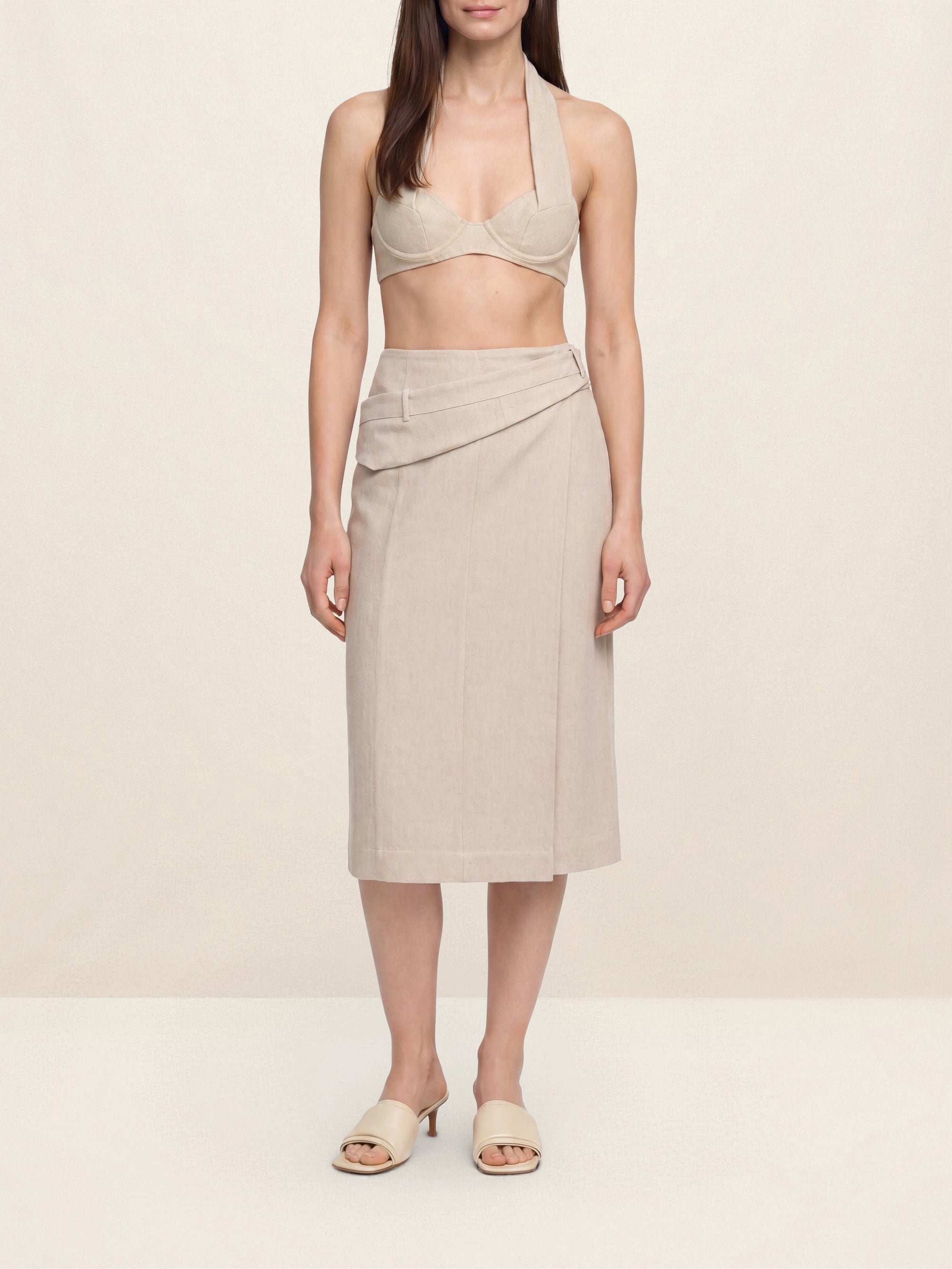 BEIGE LA JUPE VELA