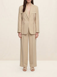 The Astouin Jacket - Dark Beige