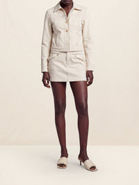 OFF WHITE/LIGHT BEIGE LA VESTE DE NIMES PAPIER