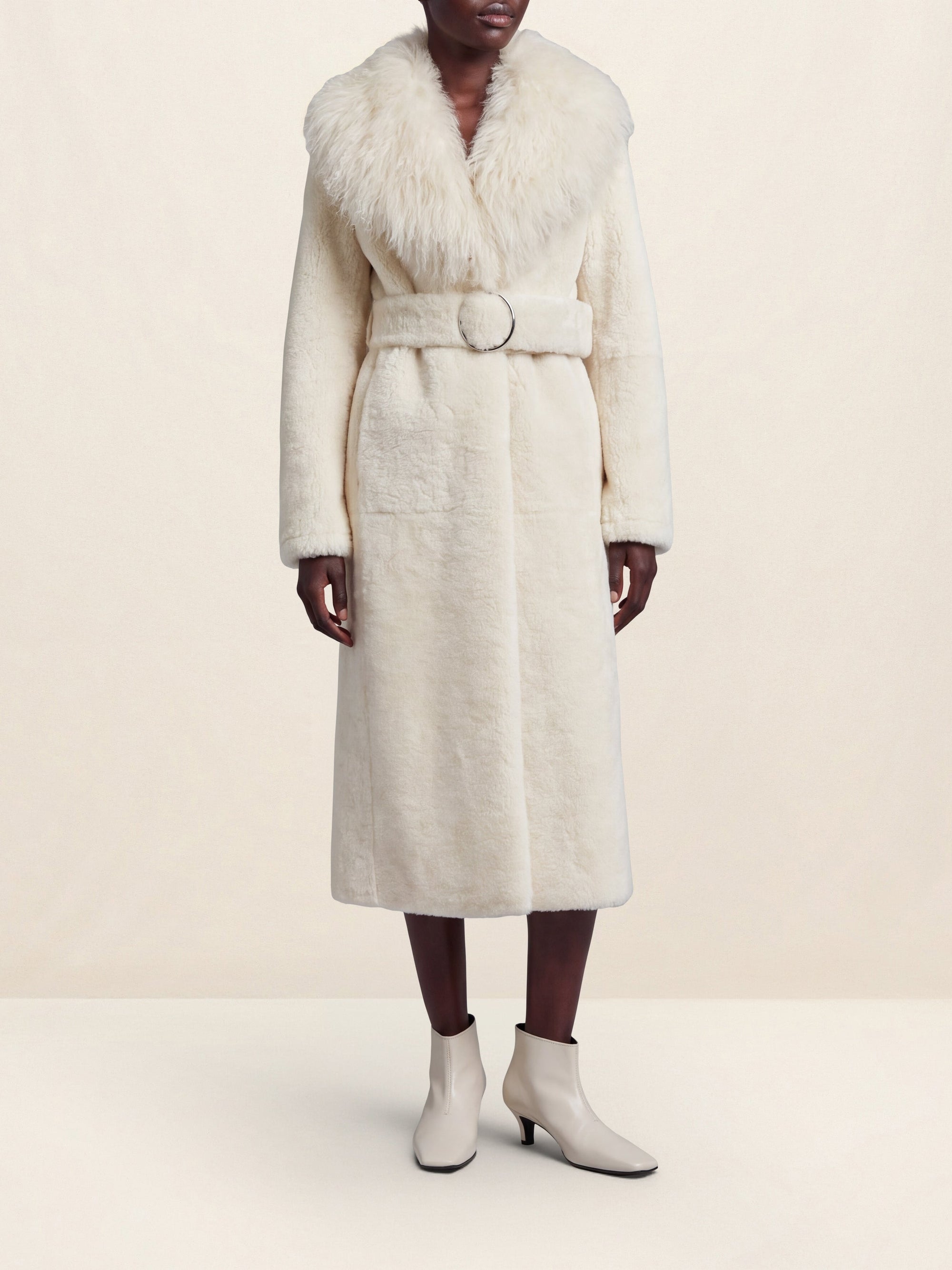 OFF-WHITE LE MANTEAU LONG PILOU
