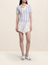 The Bagnu Polo Shirt - Blue Stripes