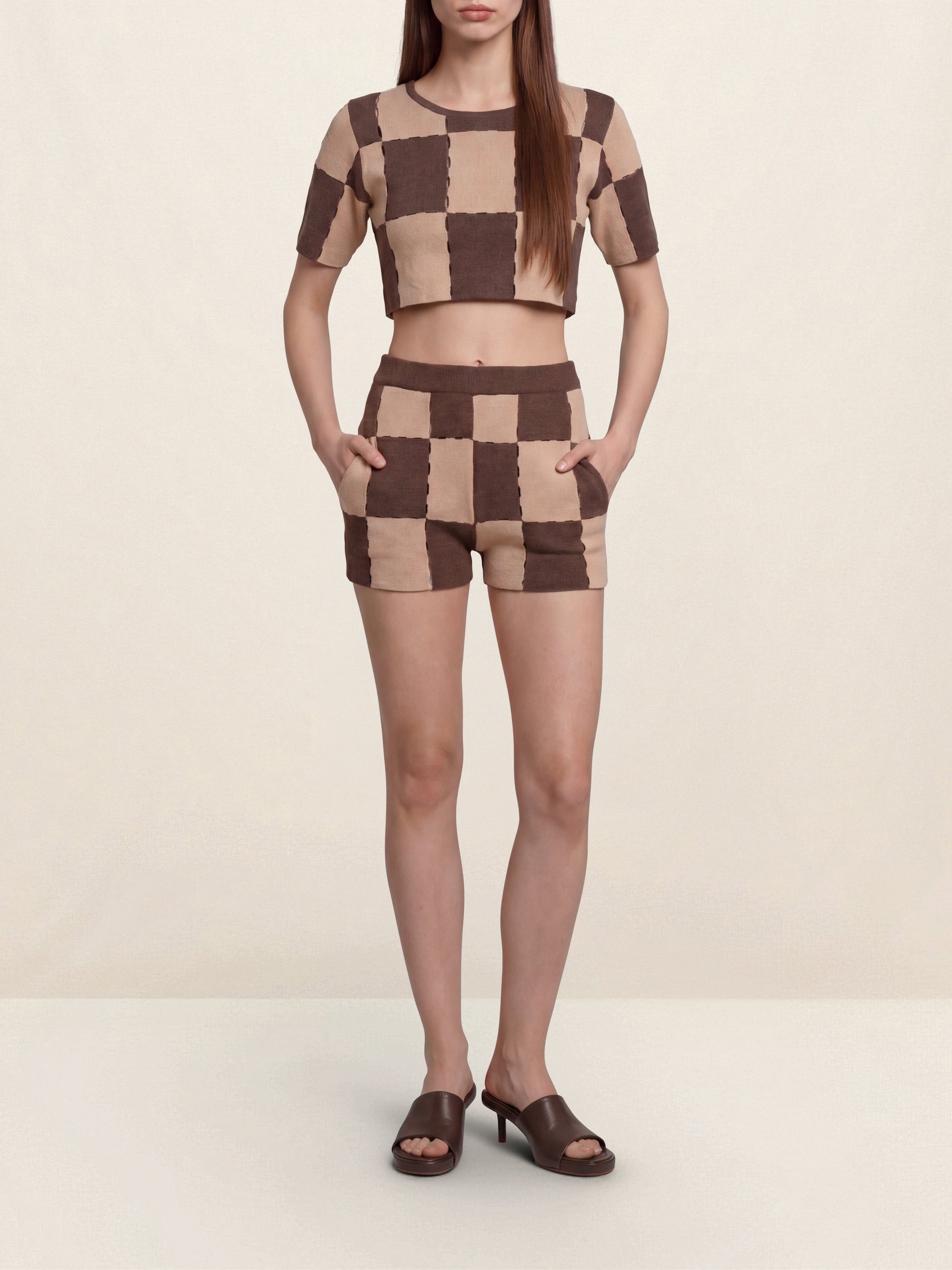 MULTI-BROWN LE SHORT GELATO