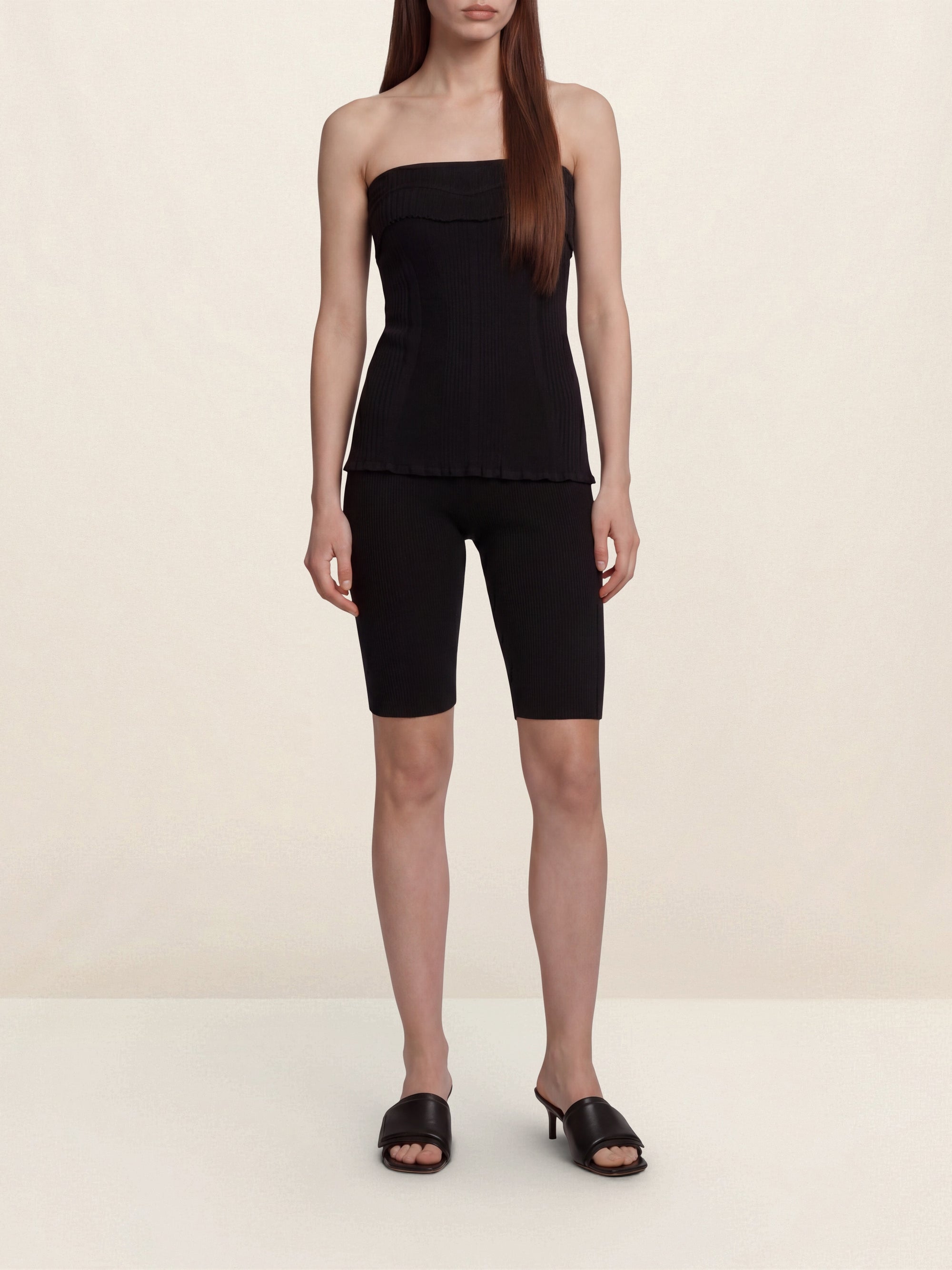 The Lucca Knit Top - Black