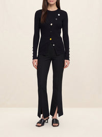 Cardigan Tordu asymétrique - Black