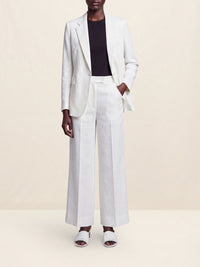 Veste de costume Qui Vole en soie mélangée - Ivory