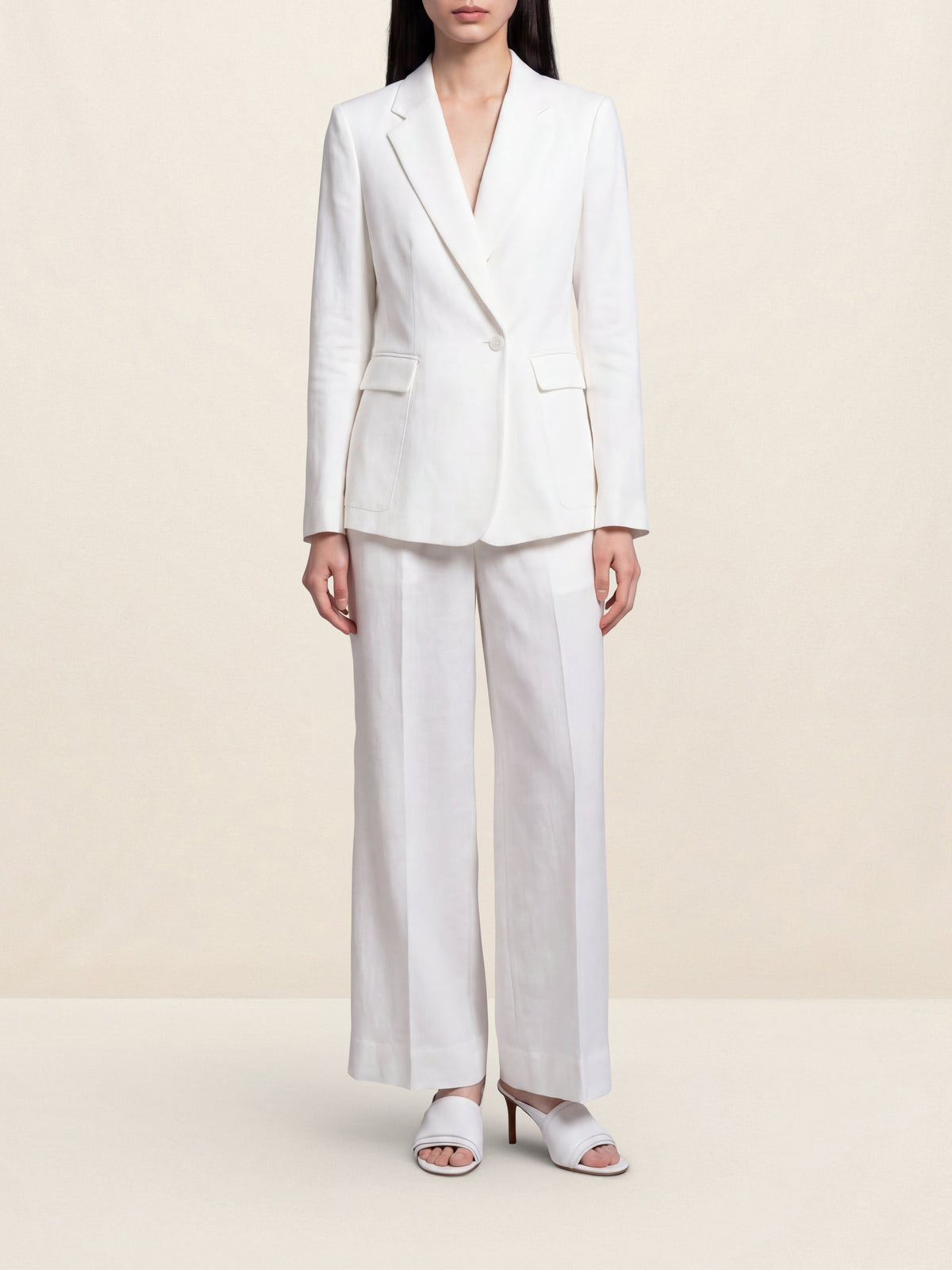 220€ / 2 sold //4 QTY / ST50%   Blazer Qui Vole en soie mélangée - Ivory