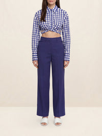 Pantalon Marino - Navy Checks