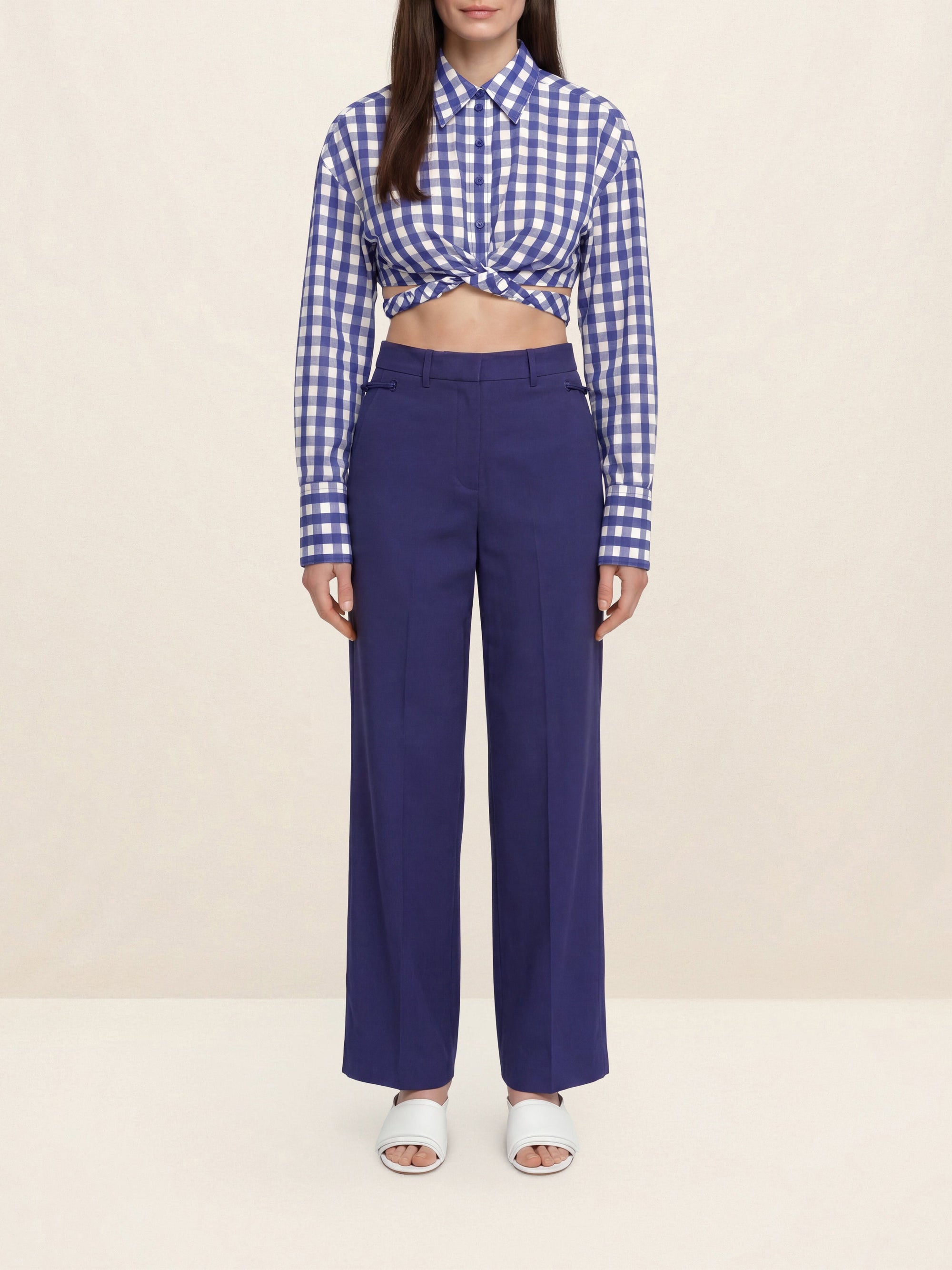 NAVY CHECKS LA CHEMISE VICHY