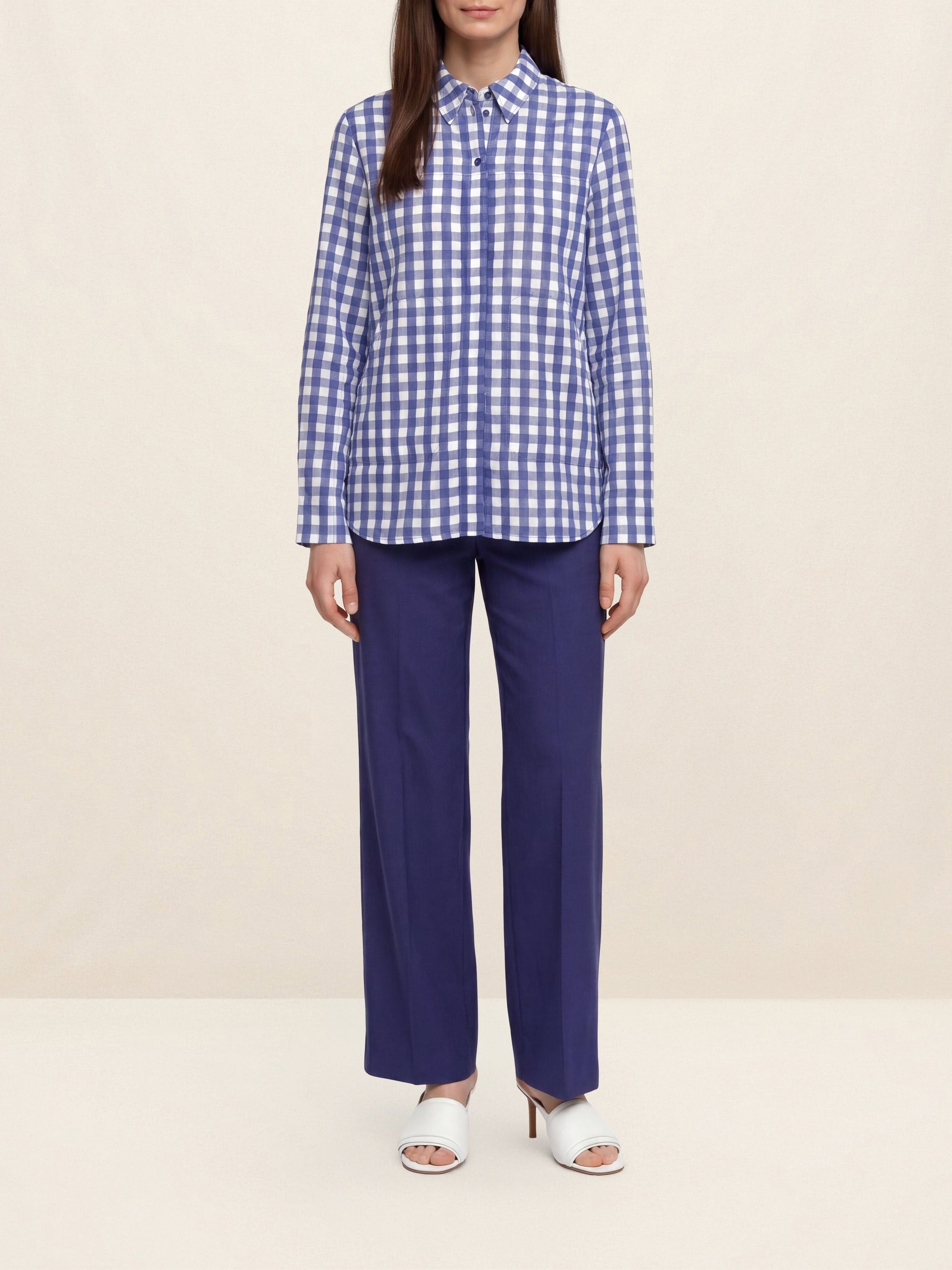 NAVY CHECKS LA CHEMISE PASSIO