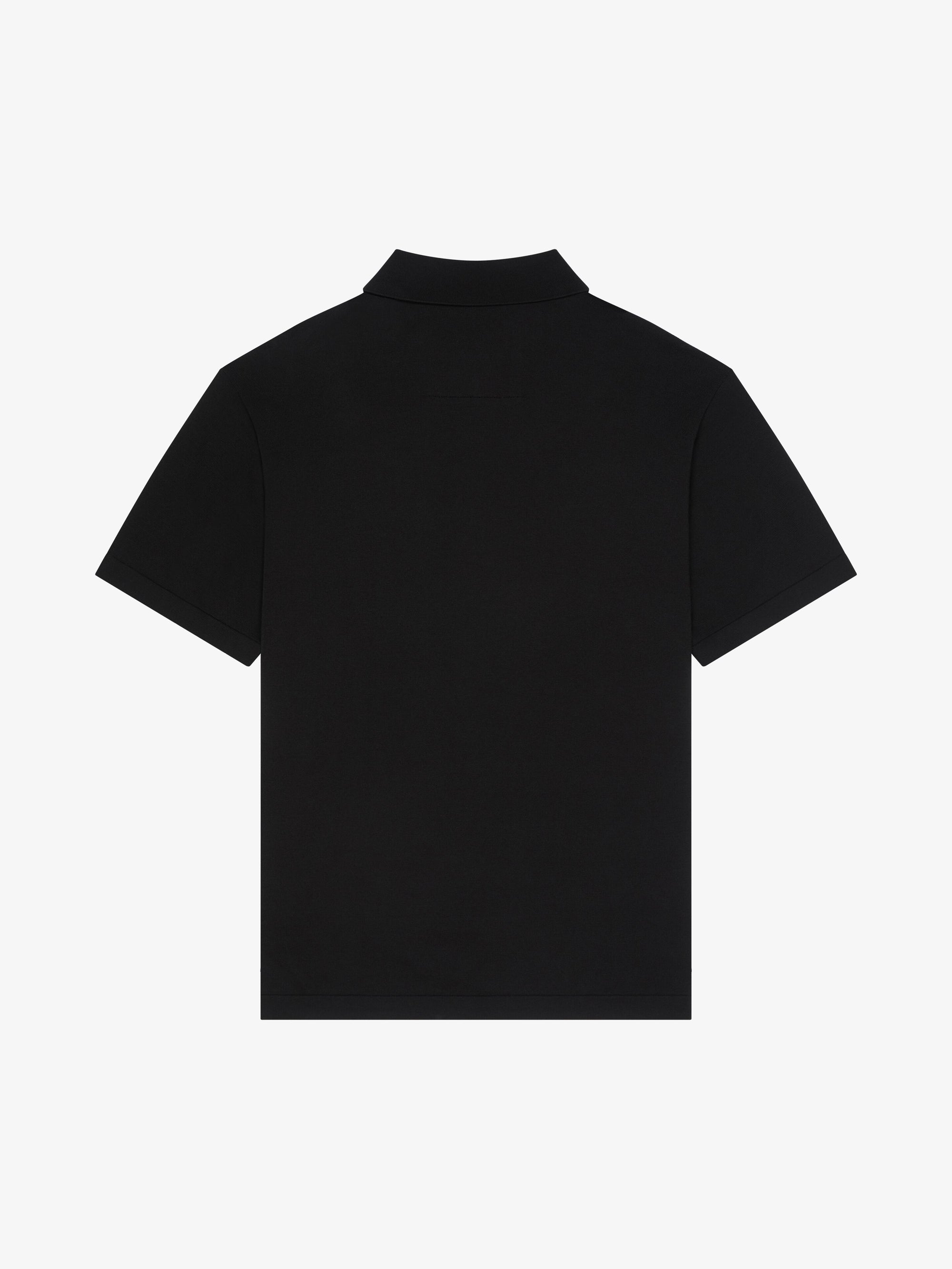 Polo en maille avec broderie licorne - Black