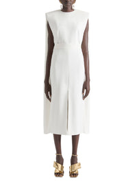Robe de soirée à cape - Ivory