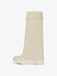 SHARK LOCK HIGH BOOTS BIKER LOW WEDGE