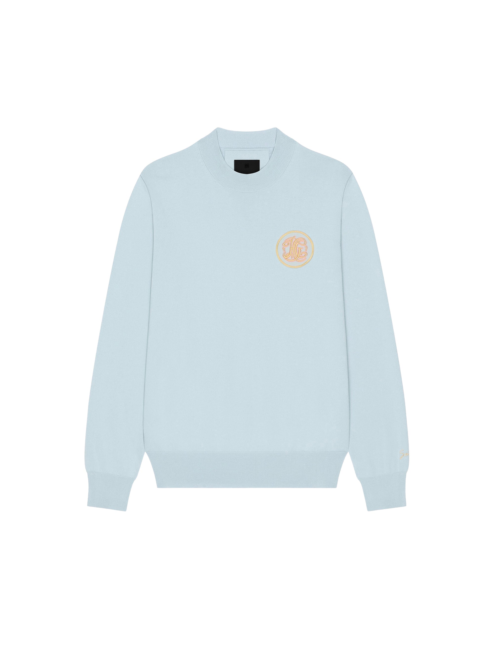Pull avec broderie HG - Pale Blue