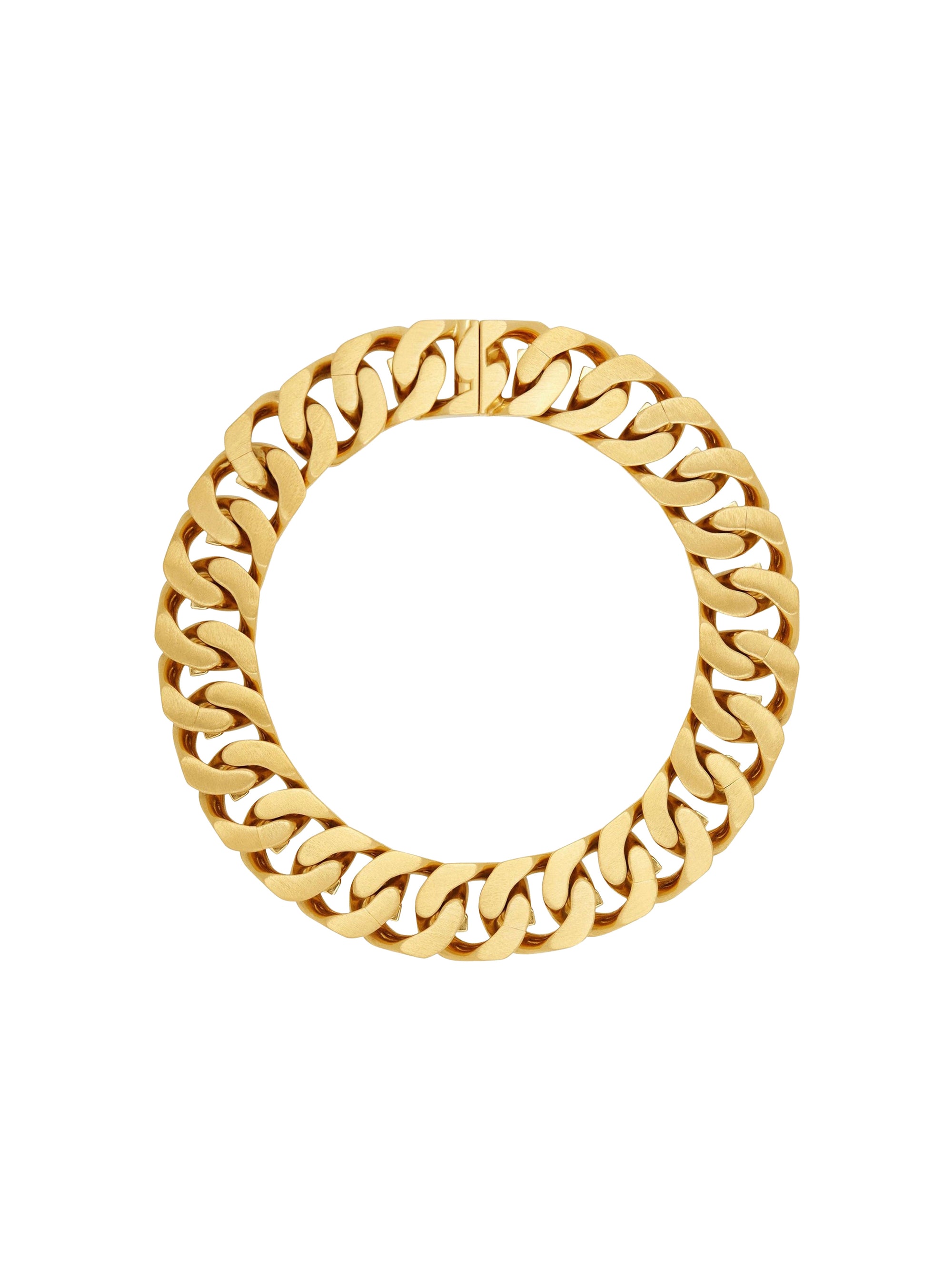 G Chain M metal necklace - Golden Yellow