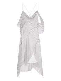 MIDI DRESS WITH STRAPES