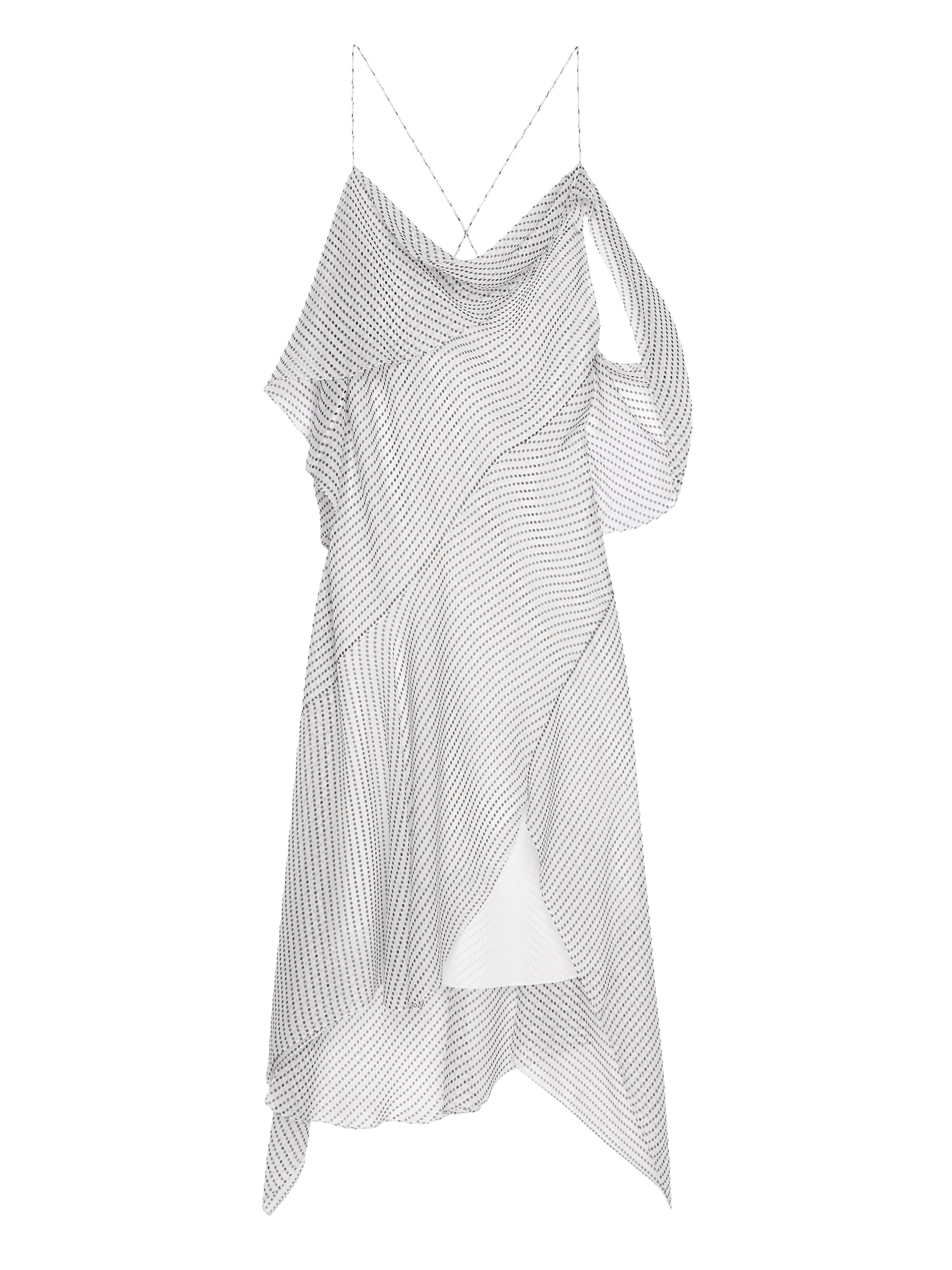 MIDI DRESS WITH STRAPES