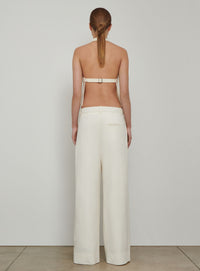Low Rise Trouser - Off White