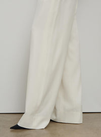 Low Rise Trouser - Off White