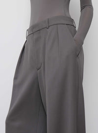 Low Rise Trouser - Slate