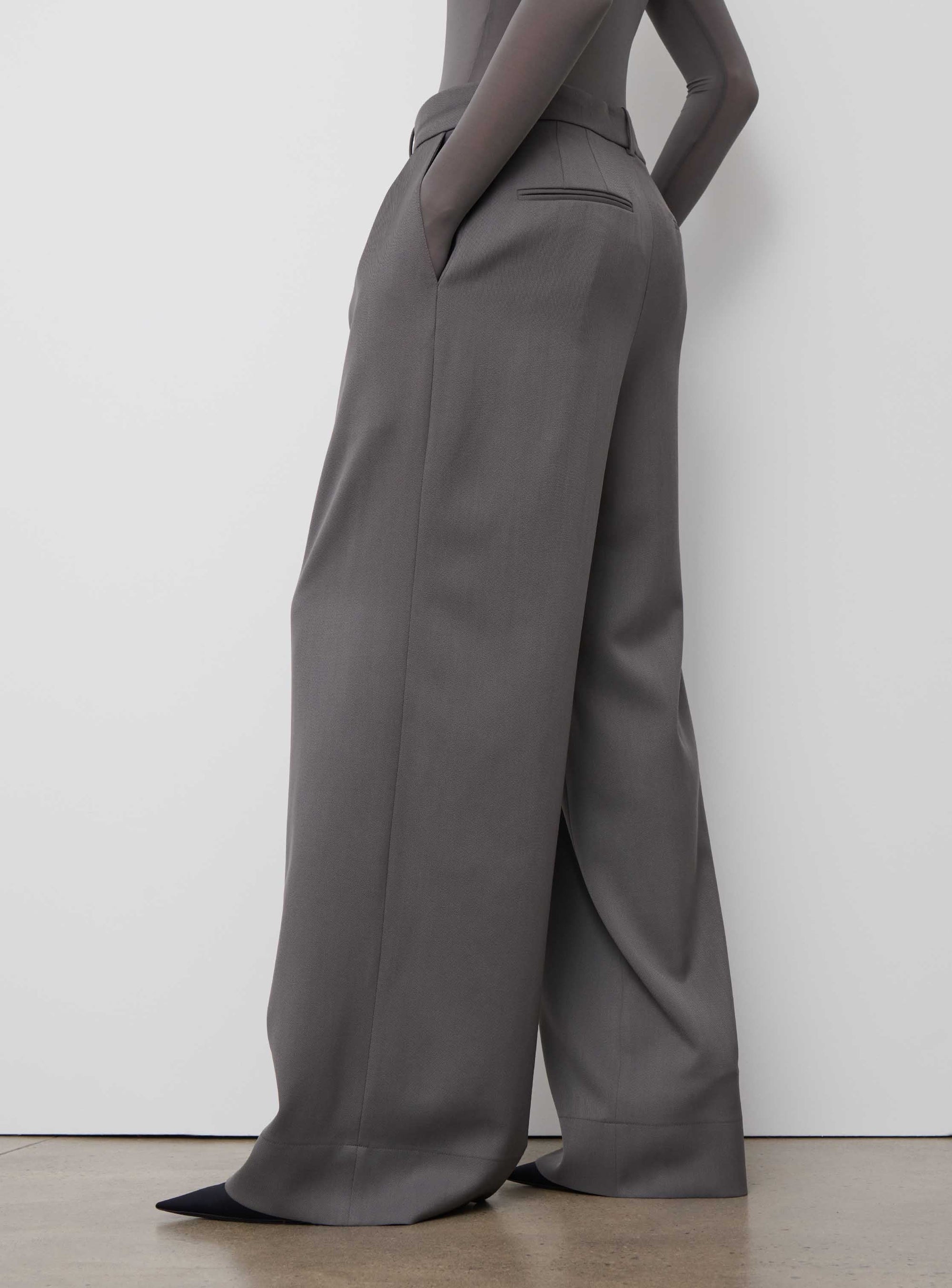 Low Rise Trouser - Slate