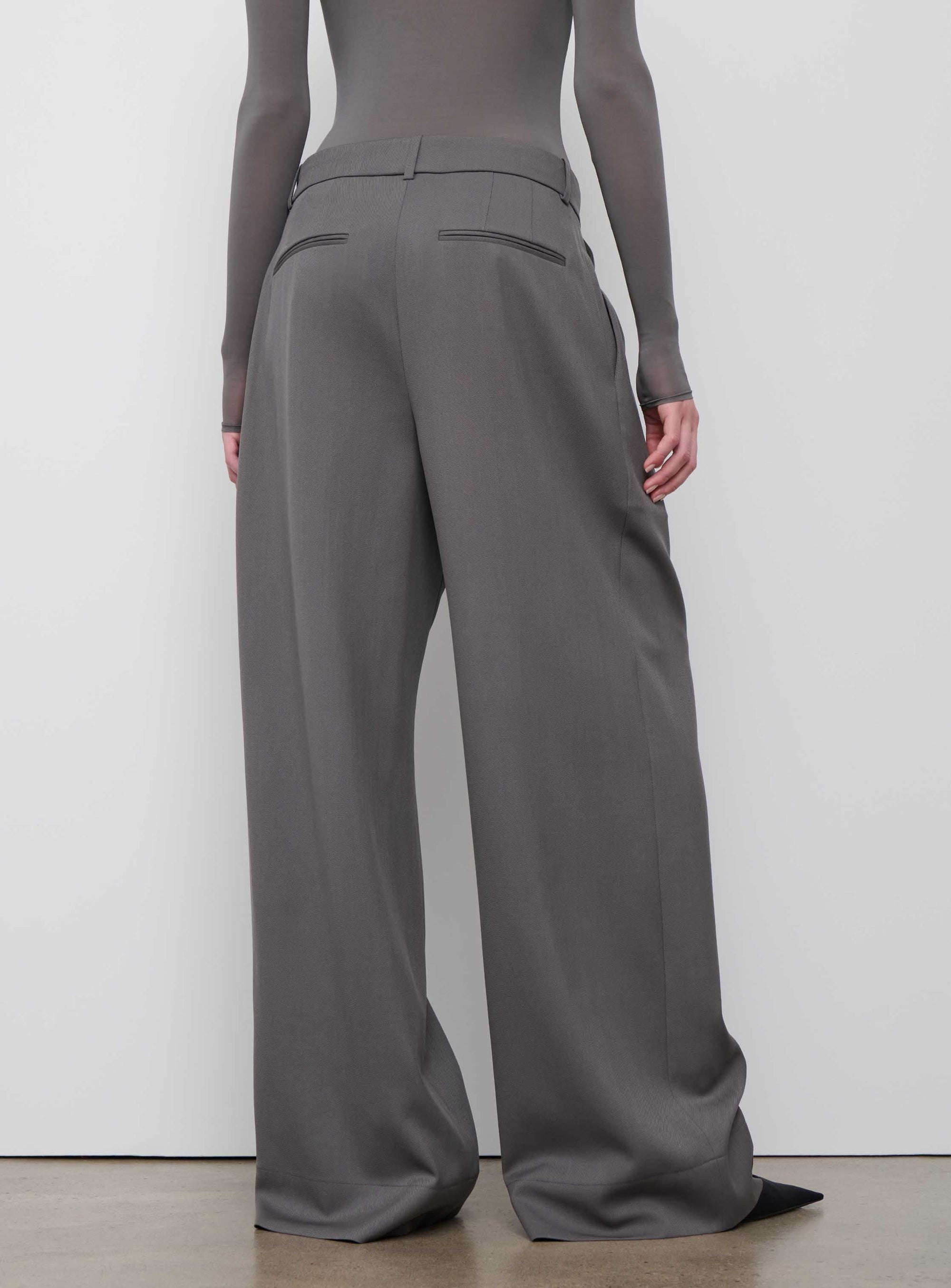 Low Rise Trouser - Slate