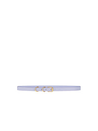 Leather Voyou Belt - Lavender