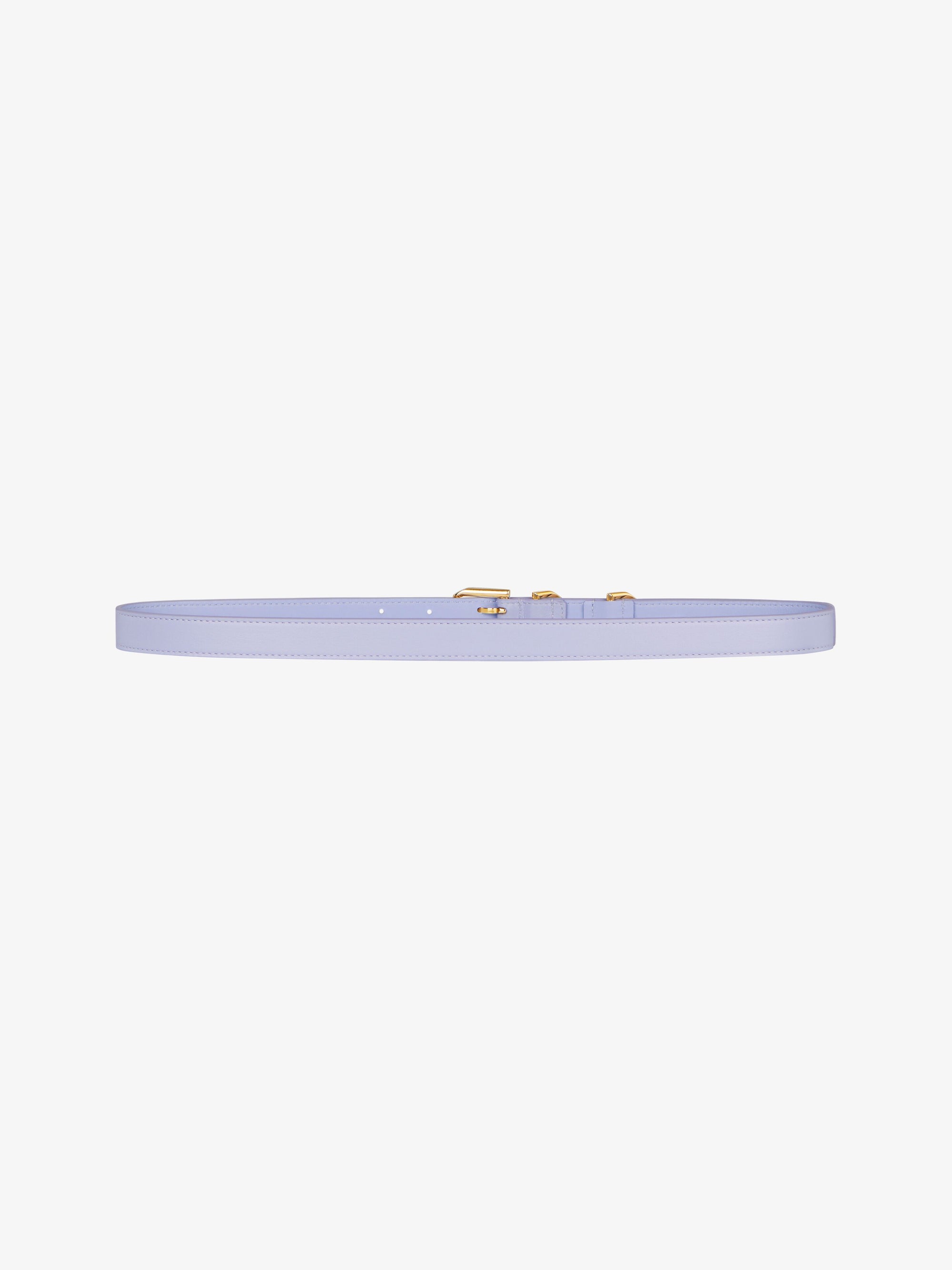 Leather Voyou Belt - Lavender