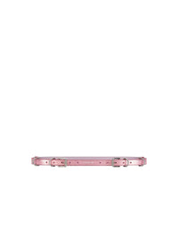 Ceinture Voyou en cuir laminé - Silk Pink