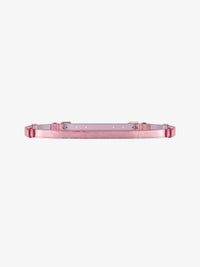 Ceinture Voyou en cuir laminé - Silk Pink
