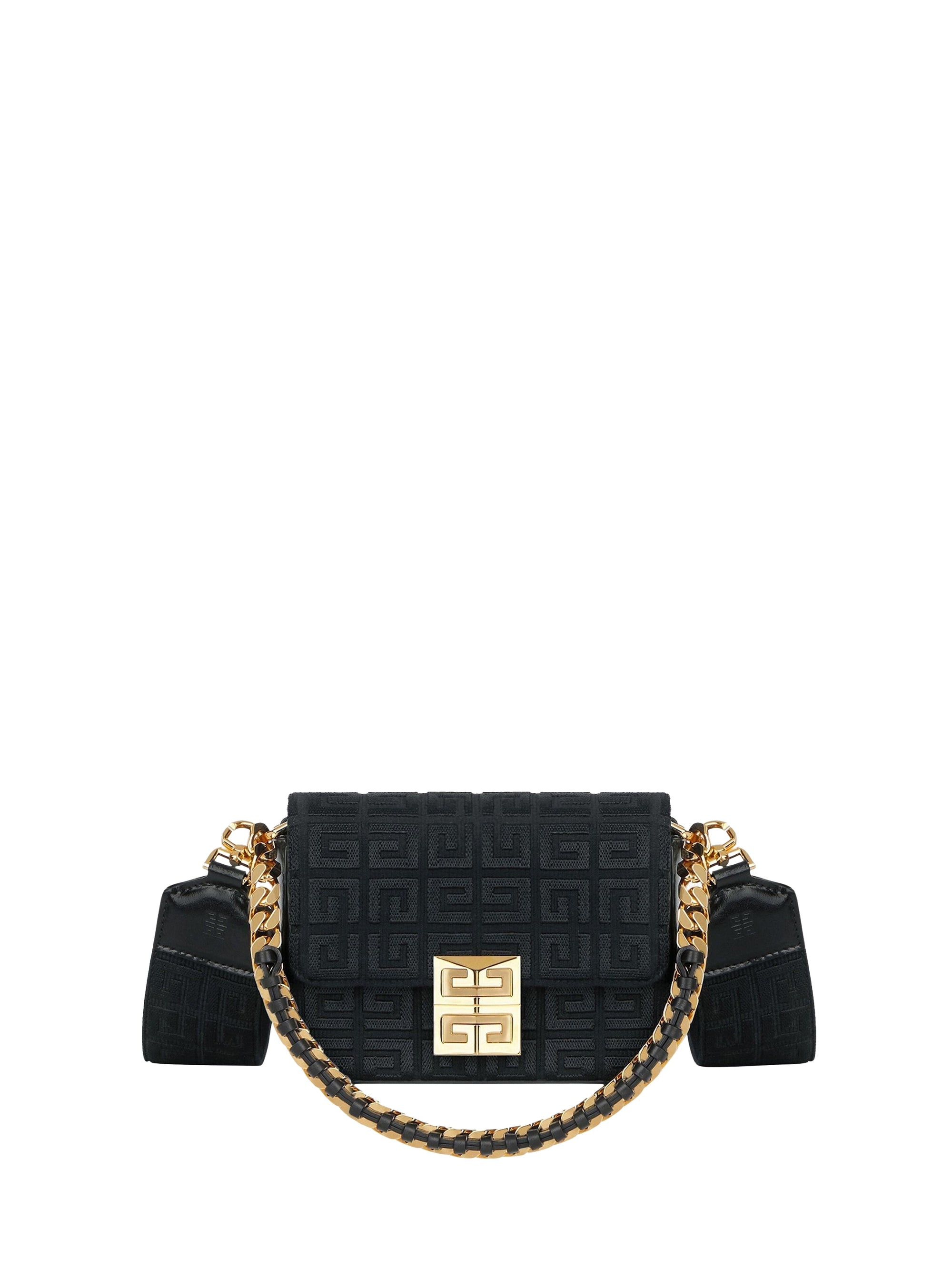 4G - SMALL CROSSBODY BAG W/ WOVEN CHAIN