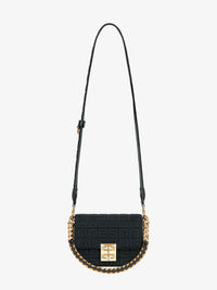 4G - SMALL CROSSBODY BAG W/ WOVEN CHAIN