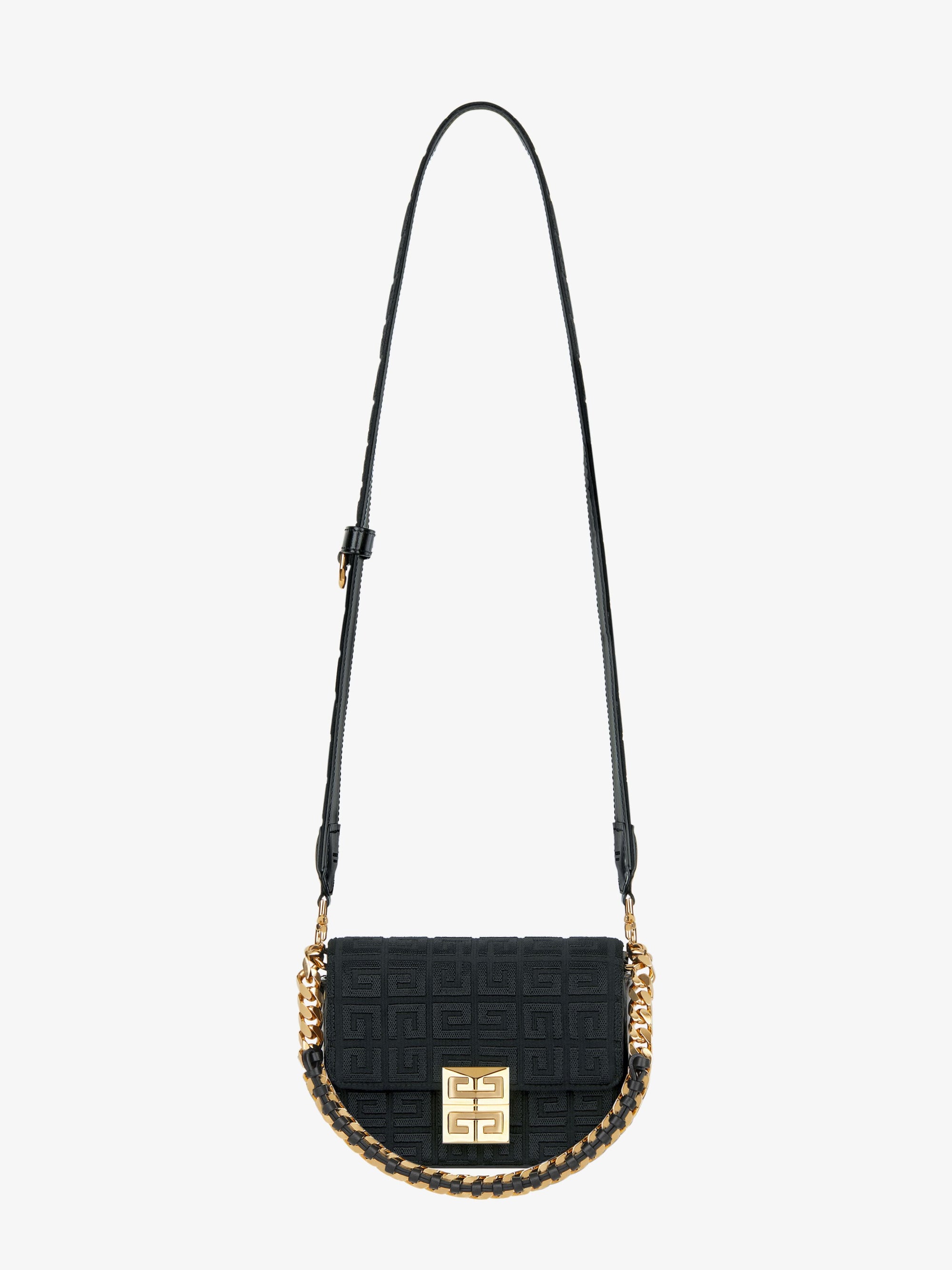 4G - SMALL CROSSBODY BAG W/ WOVEN CHAIN