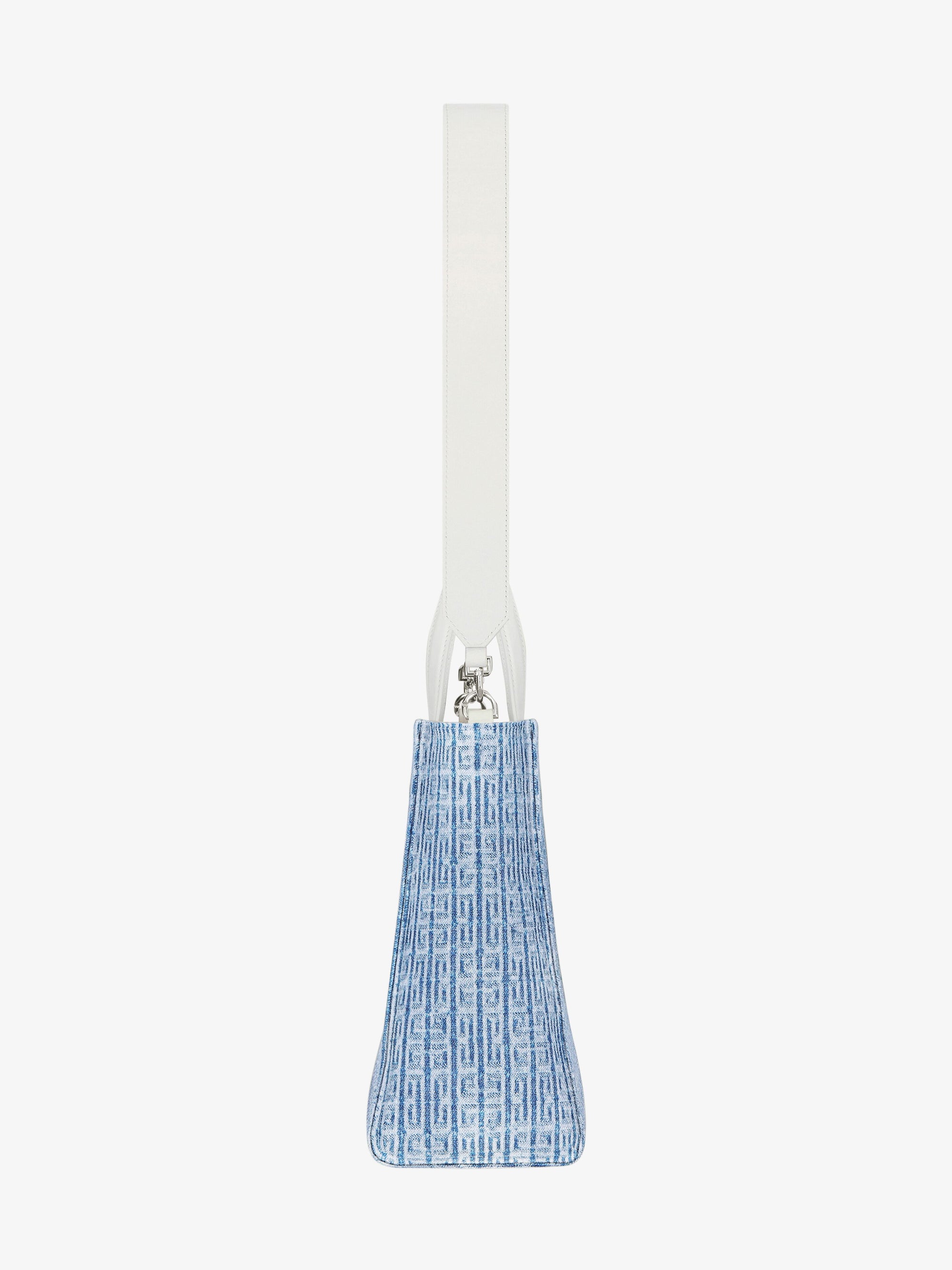 G-Tote Medium Shopping Bag in Denim - Light Blue