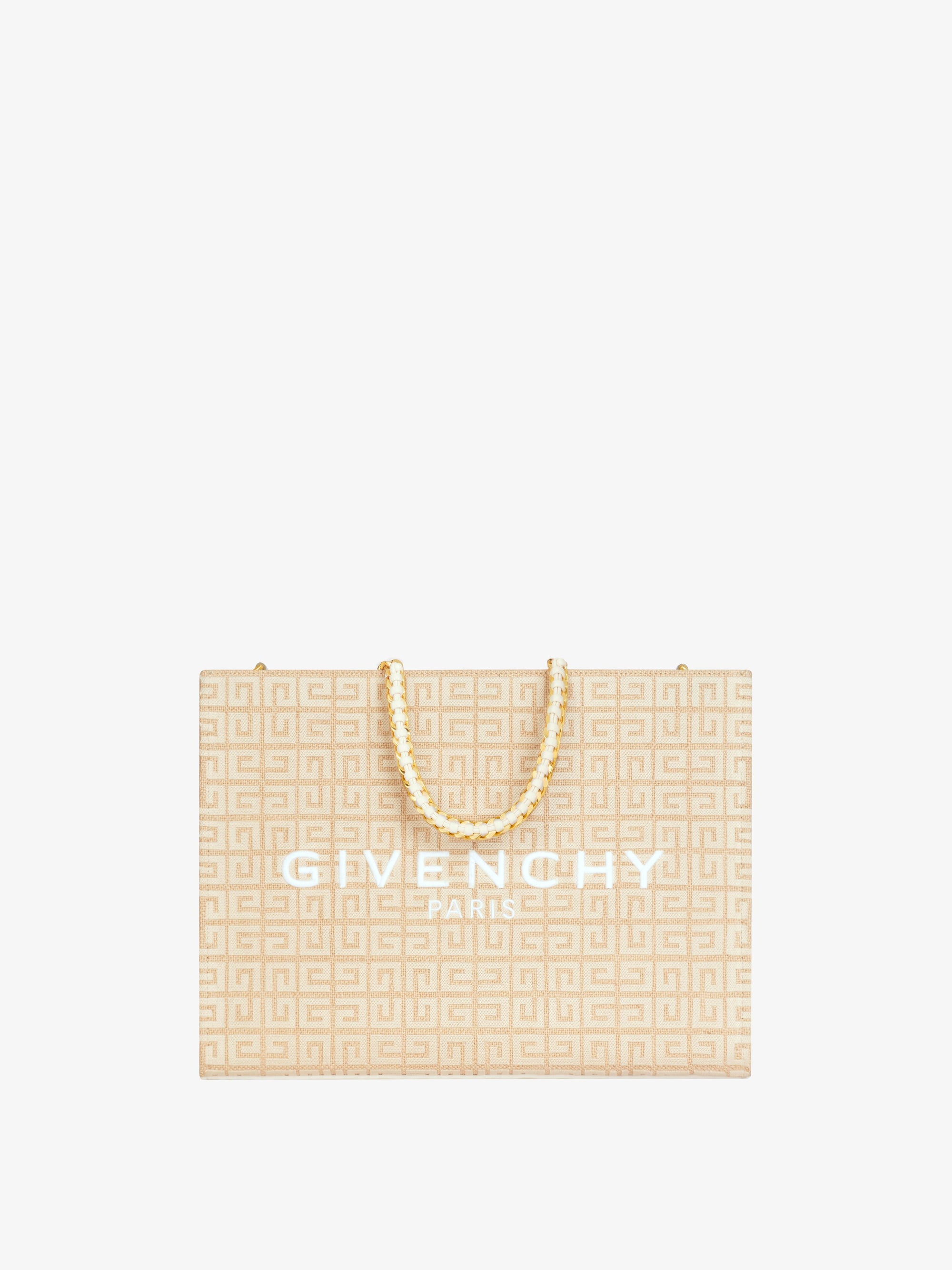 4G MONOGRAM JUTE EMBROIDERY