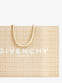 4G MONOGRAM JUTE EMBROIDERY