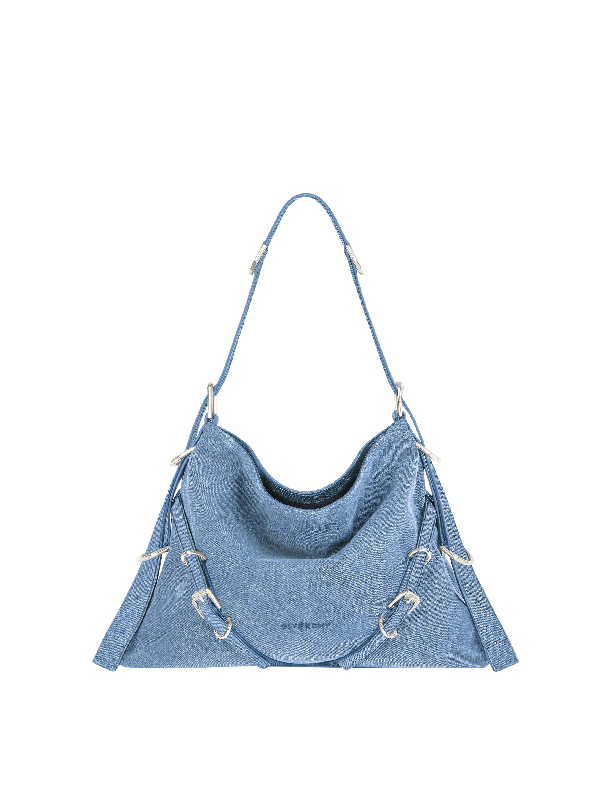 Voyou leather bag – Medium Blue