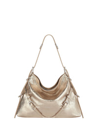 Sac Voyou moyen en cuir laminé - Dusty Golden