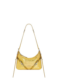 Sac Voyou mini en cuir laminé - Golden