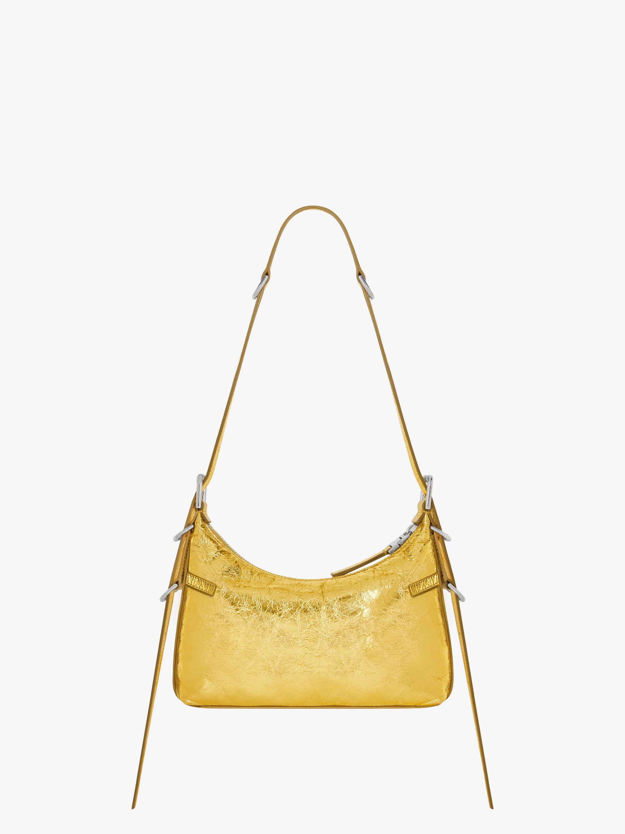 Sac Voyou mini en cuir laminé - Golden