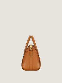 SHINY TUMBLED LEATHER/AGED GOLDEN GALVA