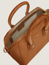 SHINY TUMBLED LEATHER/AGED GOLDEN GALVA