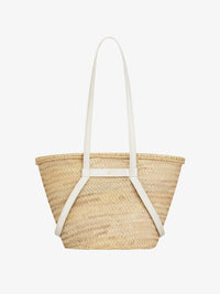 Panier Voyou moyen en raphia - Ivory